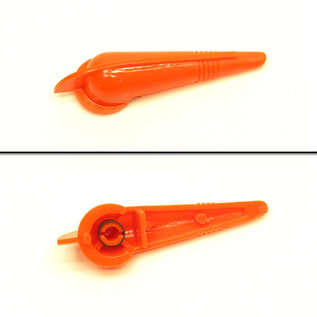Henning's Parts 1011-24 Orange control handle w/clip