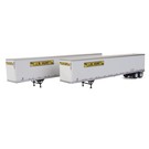 Walthers 949-2462 JB Hunt 53' Stoughton Trailer, 2-Pack
