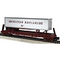 MTH 35-76023 Flatcar w/ 48' Trailer WM #2623