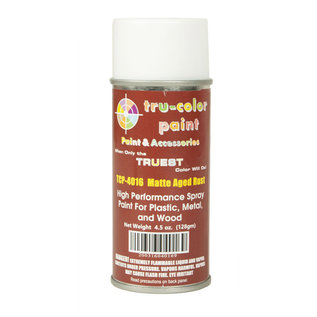 Tru-Color TCP-4016 Matte Aged Rust, Tru-Color Paint, 4.5oz. Spray