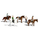 Woodland Scenics A1889 Horseback Riders, Woodland Scenics HO