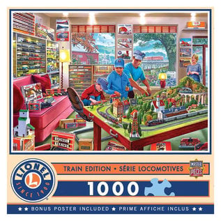 Train Enthusiast Vendors 720324 The Boy's Playroom Puzzle, 1000Pcs.