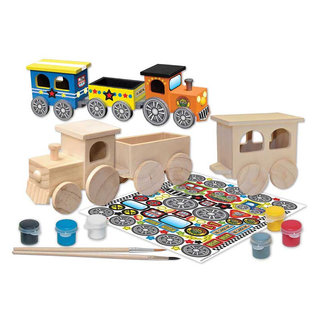 Train Enthusiast Vendors 214174 Paint Your Own Train Kit