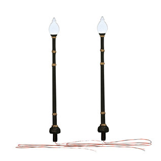 Woodland Scenics JP5649 Lamp Post Street Lights, 2Pc.