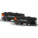 Lionel 2226080 Reading 2-Bay Hopper 2-Pack