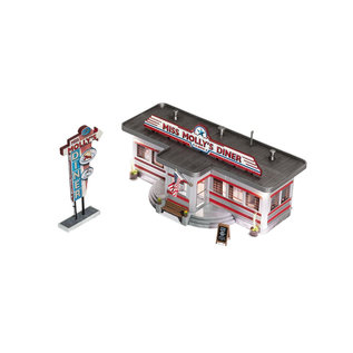 Woodland Scenics BR5066 Miss Molly's Diner, HO Scale