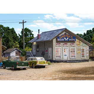 Woodland Scenics BR5872 Carver's Butcher Shoppe, O Scale