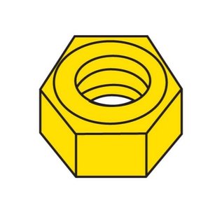 Woodland Scenics H881 Hob-Bits 00-90 Hex Nuts, 5Pcs