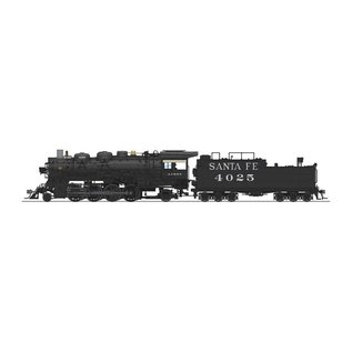 Broadway Limited 4766 SF Mikado 2-8-2 Steam Loco #4025 w/DCC/Sound, HO Scale