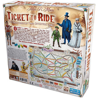 Days of Wonder 7201 Ticket to Ride Board Game
