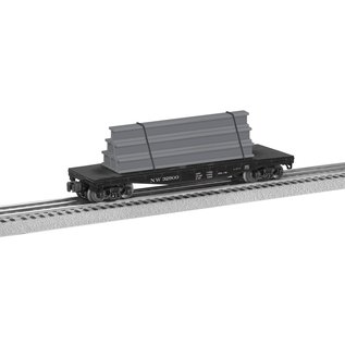 Lionel 2143021 N&W Flatcar with Stakes #32900