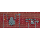 GCLaser 19038 Gas Meters Kit 4p, HO Scale