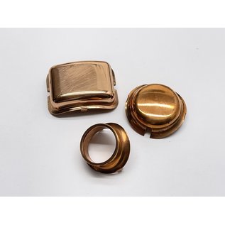 MTH 400E-DC Dome & Smoke Stack Set, Copper, 3pcs