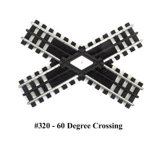 Ross Custom Switches 320 60 Degree Crossing, O Gauge