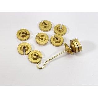 441-WT Scale Weights w/Hook, 11PCs