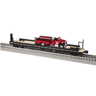 Lionel 2226290 NYC 50' Flatcar w/ Firetruck #506261