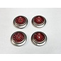 Model Engineering Works AO-1003R A.F. O Gauge Wheel Set Red w/Wrap Around Rim