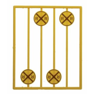 Tichy Train Group 293-2061 Crossing Warning Signs Diagonal Cross (8)