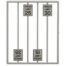 Tichy Train Group 293-2064 Low Speed Limit Signs (8)