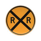 Microscale 234-48 Railroad Crossing Sign Magnet, 2" Dia.