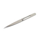 Excel 30411 Pointed Slide Lock Tweezers, 4.75"