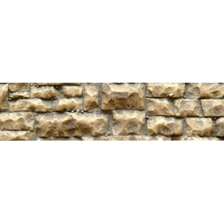 Chooch Chooch 214-8252 Stone Wall w/Self-Adhesive Backing #8252 Medium Stones - 13 x 3-1/4" 35.6 x 8.3cm
