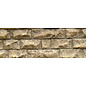 Chooch Chooch 214-8262 Stone Wall w/Self-Adhesive Backing Medium Stones - 13 x 3-1/4" 35.6 x 8.3cm