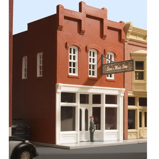 Atlas O 66911 "Steve's Music Store" Shop Building Kit, O Scale