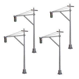 Woodland Scenics JP5666 Traffic Mast Arm, 4 Lights, O Scale