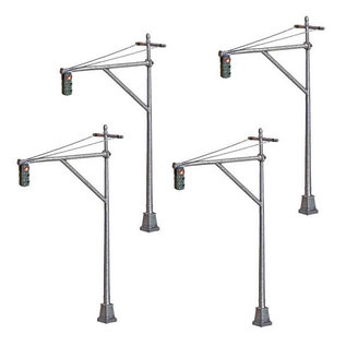 Woodland Scenics JP5637 Traffic Mast Arm, 4 Lights, N Scale