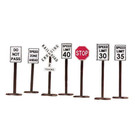 Atlas O 66913 Road Signs, 7 Pcs., O Scale