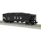 American Flyer 2219313 Norfolk & Western 3 Bay Hopper #100035, S Gauge