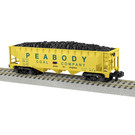 American Flyer 2219321 Peabody Coal 3 Bay Hopper #6901, S Gauge