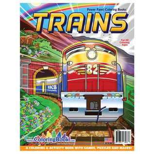 train40 Trains Coloring Book