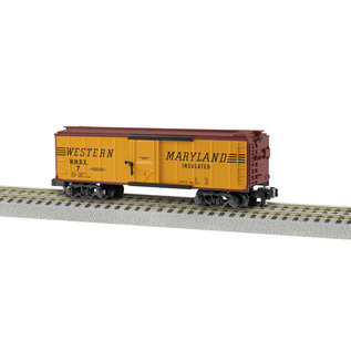 American Flyer 2219401 Western Maryland Insulated Boxcar #7, S Gauge