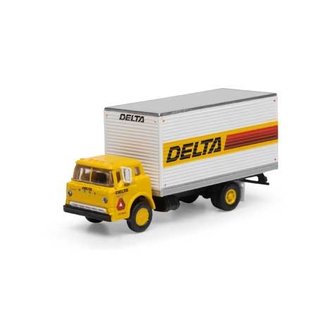 Athearn 2553 Ford C Box Van, Delta, N Scale
