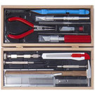 Excel Hobby Blades 44289 Deluxe Railroad Tool Set w/Wooden Storage Box