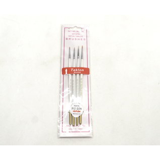 Atlas Brush Co. RG-104 Detail Taklon 4 Piece Brush Set