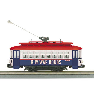 MTH 30-5217 War Bonds Bump-n-Go Trolley, MTH