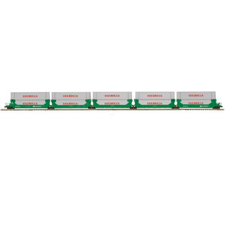 MTH 20-92251 BN Twin Stack Containers, 5/pk, O Scale