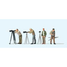 Preiser 10804 Photographers w/Tripods Figures, HO Scale