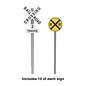 Walthers 949-4197 Railroad Crossing Signs