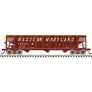 Atlas HO 20006923 Western Maryland  Tman 70 Ton 9 Panel Open Hopper Western Maryland #70002