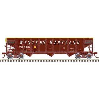 Atlas HO 20006923 Western Maryland  Tman 70 Ton 9 Panel Open Hopper Western Maryland #70002