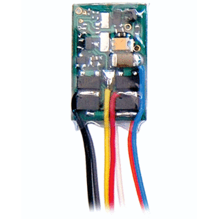 TCS 1006 M1 1Amp, 2 Function DCC Decoder - Control Only Train Control Systems