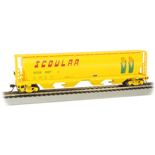 Bachmann 19104 Scoular 4 Bay Cylindrical Grain Hopper #1687