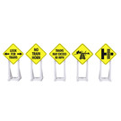 2230140 2230140 Railroad Signs 5-Pack