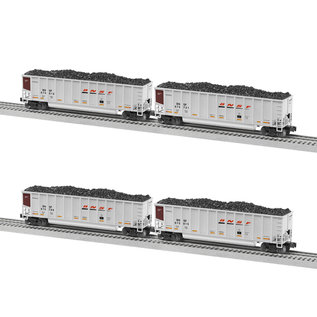 Lionel 2243010 BNSF Standard Rotary Gondola, 4-pack, O Gauge