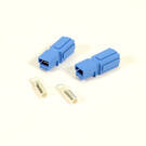 Henning's Trains 1327BL Unassembled Blue 30amp Powerpole Set, 2Pcs