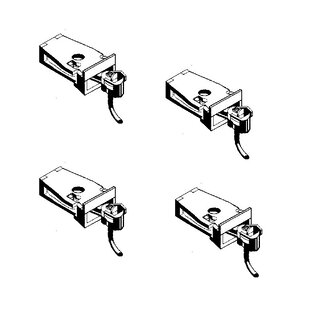 Micro-Trains 1023 Assembled #1025 Couplers, 4Pk
